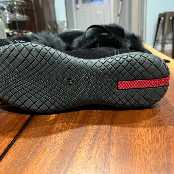 Prada Black Fur Winter Boots